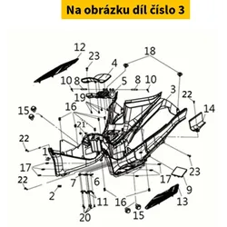 SYM Floor Panel Bk-001u 64310-LH1-000-KA