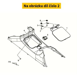 SYM Fuel Tank Cover Spring 64313-L4A-000
