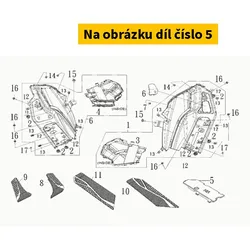SYM Vin Lid 64313-TL1-000