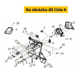 SYM Lid Hinge Stay 64315-LH1-000