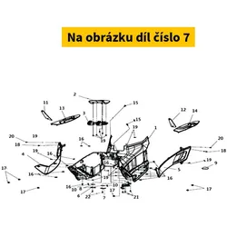 SYM L Lid Hinge Stay 64316-L9M-000