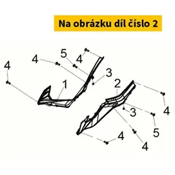 SYM L. Floor Side Cover(Gy-429u) 64316-LM1-000-IS