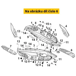 SYM R. Floor Mat B 64323-LX1-000