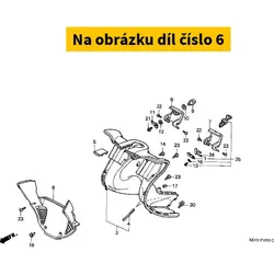 Honda KAPOTAZ 64351KEY900ZA