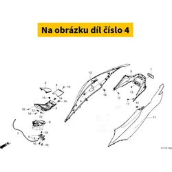 Honda COVER B, CENTER *NHC60P* 64420K1ZJ10YG