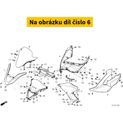 Honda COVER, FR. CENTER *PB434M 64503K1ZJ10YF