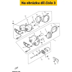 Vicma Rear left indicator lens orange Majesty 125-150 1998-2002 7571