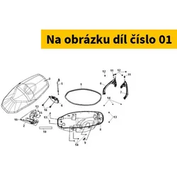 SYM Luggage Box Rubber 77115-ZM1-000