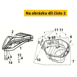SYM Seat Black 77200-LH1-007-T2