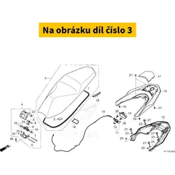 Honda SEAT COMP., DOUBLE *TYPE1 77200K1ZJ10ZC