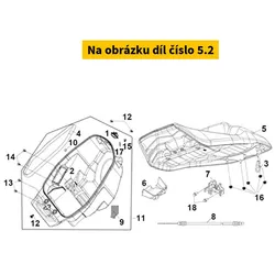 SYM Seat Stop Rubber 77206-L5B-000