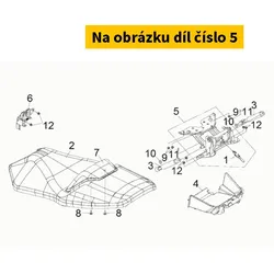 SYM Seat Hinge Assy 7721A-TL1-000