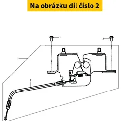SYM Seat Lock Cable 77240-HHA-000