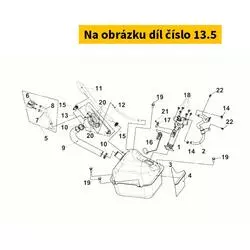 SYM Fuel Cap Lock Cable 77245-L5B-000