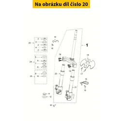 Peugeot Tube Droit Complet 792858N