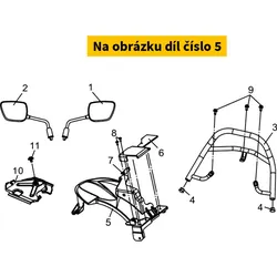 SYM RR. MUDGUARD BK-001U 80105-FSA-000-KA