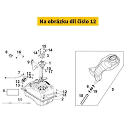 SYM Fuel Tank Collar 80107-VE1-000