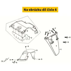 SYM Rear Fender Stay 80109-ABA-010