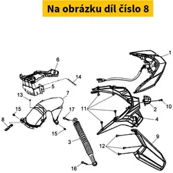 SYM Rr.Mudguard Stay 80109-AWA-000