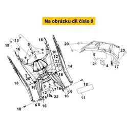 SYM Cent Cover Garni 80151-LX1-000