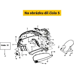 SYM Center cover (BU-280S) 80151-XFA-010-BA