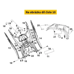 SYM Center Cover 80152-LX1-000-KA