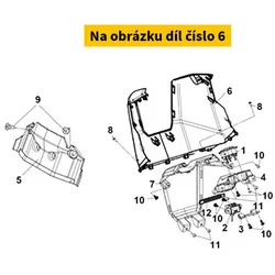 SYM Inner Cover 81131-LX1-000