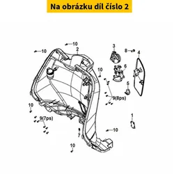 SYM Fr. Inner Cover (Gy-430c) 81131-XVA-000-AN