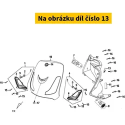 SYM Luggage Hook Brown 81132-M7Q-000-BR