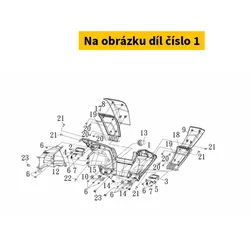 SYM Fr. Inner Box Bk-001u 81132-TL1-000-KA