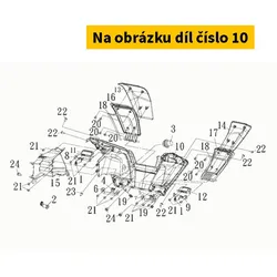 SYM Fr. Inner Box Bk-001u 81132-TL1-900-KA