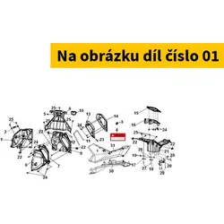 SYM Main Sw.Cover 81132-ZHA-000