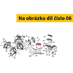 SYM Down Inner Box 81139-ZHA-000