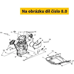 SYM Inner Box Lid Gy-517s 81141-LDA-000-IP