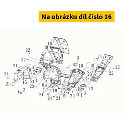 SYM R. Fr. Inner Box Lid Stiffener 81144-TL1-000