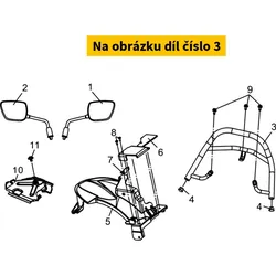 SYM RR. CARRIER ( BK-001C ) 81200-FSA-000