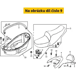 SYM Rr Grip Rubber 81210-HLB-000