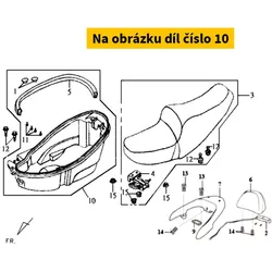 SYM Luggage Box Assy (Bk-001u) 8126A-LMA-000-KA