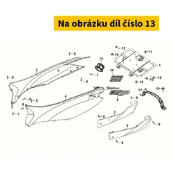 SYM RR. cross plate 81270-Z7C-010