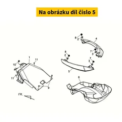 SYM Left Rear Grip Black (Bk-231p) 81320-L4A-000-KX