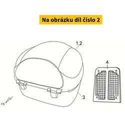 SYM Tail Box Lock Assy 8142A-H4A-A00