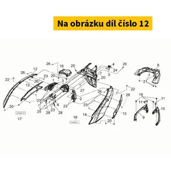 SYM R. Body Cover (BK-001UL) 83500-L9M-000-JH