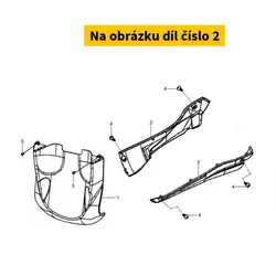 SYM Right Side Cover Blue (Bk-001bup) 83501-HHA-000-KJ