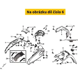 SYM R Body Cover Assy Bk-5395s-D 8350G-H85-000-JZ
