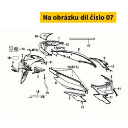 SYM R. BODY LOWER COVER 83510-X8A-000-AE