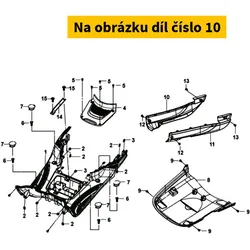 SYM R. side cover(BU-280S) 83520-XFA-000-BA