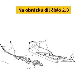 SYM R. Side Cover Assy Black (BK-001C) 8352A-L4C-000-KB