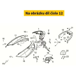 SYM Lh.Body Cover R-010ca 83600-LVA-000-RT