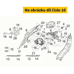 SYM L Body Cover (BK-001UL-C) 83600-TL1-000-JF
