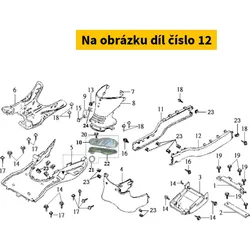 SYM L. Side Cover 83601-H9A-000-JZ